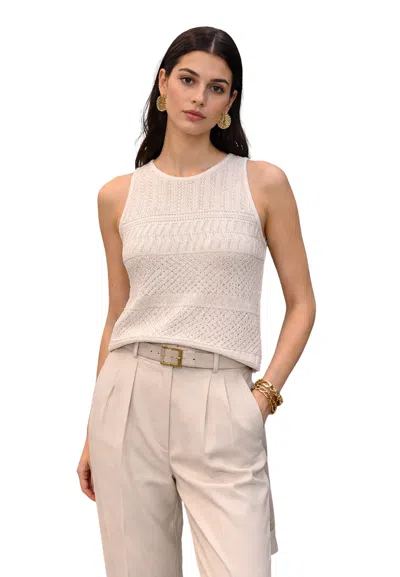 Akep Women's Top  Perforated In Light