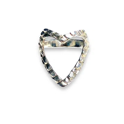 Aki Roc Jewelry Women's Free Love Ring -sterling Silver