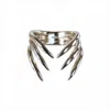Aki Roc Jewelry Women's The Hug Ring Trio - Sterling Silver In Metallic