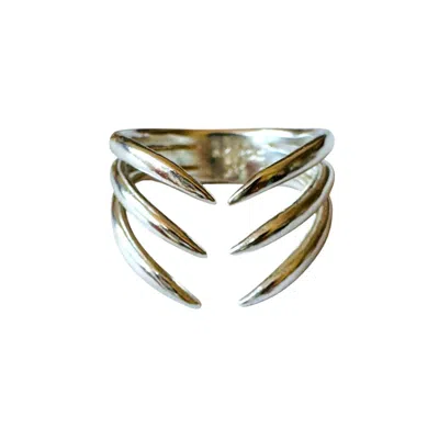 Aki Roc Jewelry Women's The Hug Ring Trio -sterling Silver
