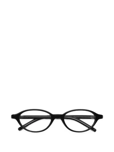 Akila Alien Oval-frame Glasses In Black
