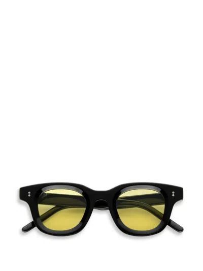 Akila Apollo Geometric-frame Sunglasses In Black