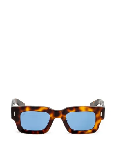 Akila Ares Square-frame Sunglasses In Brown