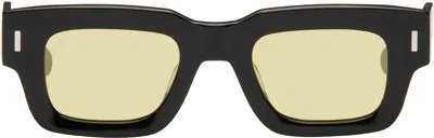 Akila Black Ares Sunglasses In Black/yellow