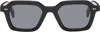 Akila Black Era Sunglasses In Black / Black