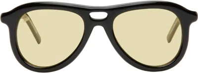 Akila Black Miracle Sunglasses In Black / Yellow