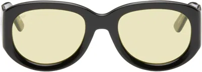 Akila Black Tempo Sunglasses In Black / Yellow