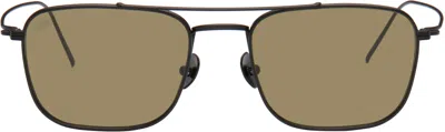 Akila Black Titan Sunglasses In Matte Black / Grey