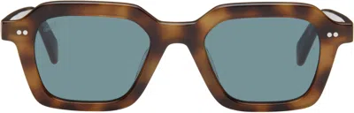 Akila Brown Era Sunglasses In Havana / Viridian