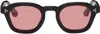 Akila Black Logos Sunglasses In Black/red