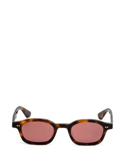 Akila Ceres Geometric-frame Sunglasses In Brown