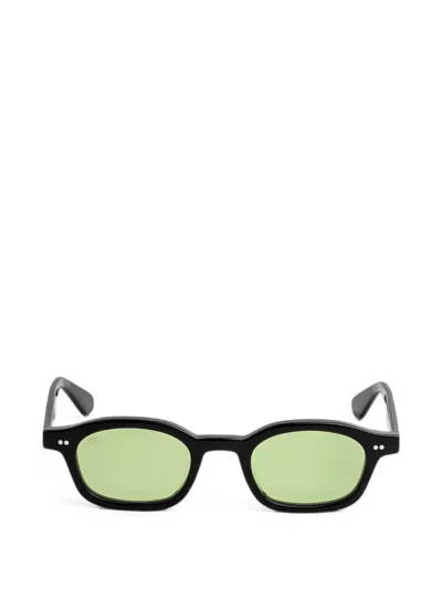 Akila Ceres Square-frame Sunglasses In Black