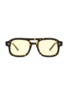 Akila Dillinger Sunglasses In Tortoise & Yellow