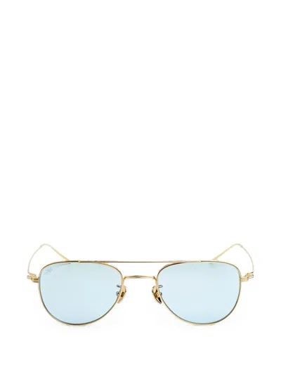 Akila Echo Pilot Sunglasses In Gold