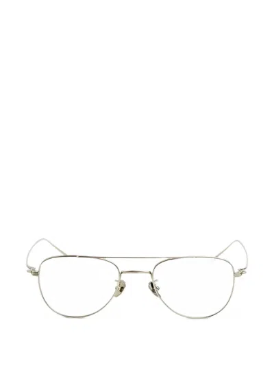 Akila Echo Pilot-frame Glasses In Silver