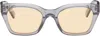 Akila Gray Apex Sunglasses In Grey / Orange