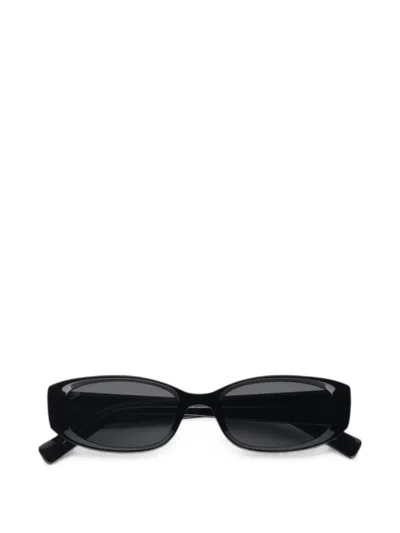 Akila Mira Oval-frame Sunglasses In Black