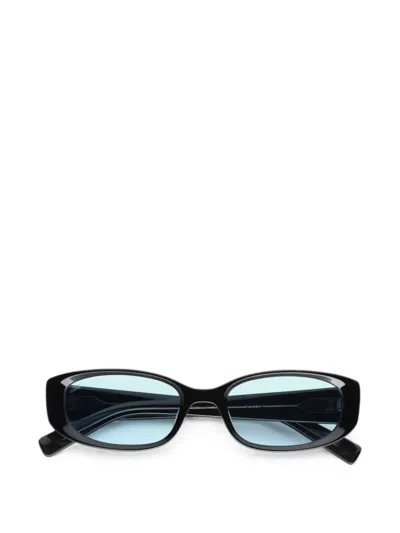 Akila Mira Oval-frame Sunglasses In Black