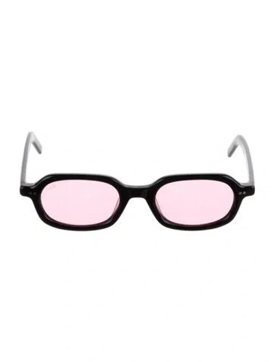 Pre-owned Akila Narrow Tinted Sunglasses In Black