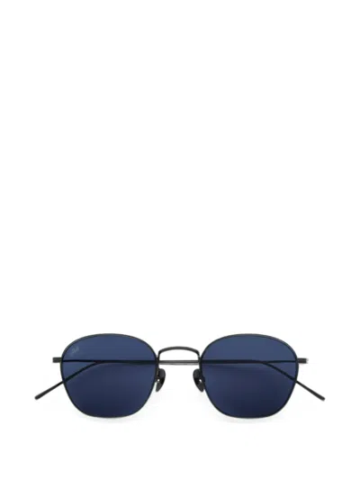 Akila Osiris Geometric-frame Sunglasses In Black