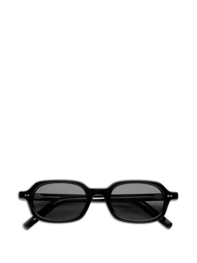 Akila Psyche Geometric-frame Sunglasses In Black