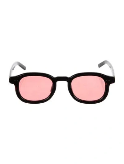 Pre-owned Akila Round Tinted Sunglasses In Black