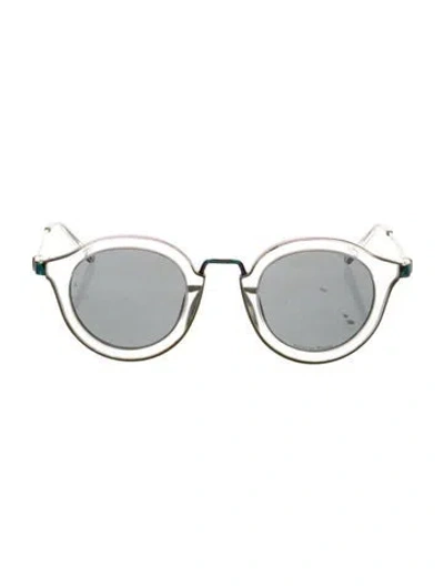 Pre-owned Akila Round Tinted Sunglasses In Transparent
