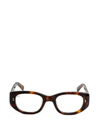 Akila Silvia Rectangle-frame Glasses In Brown