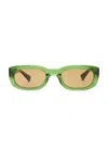 Akila Solaris Sunglasses In Green & Brown