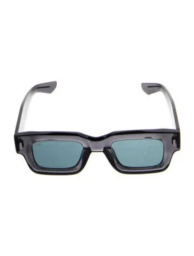 Pre-owned Akila Square Tinted Sunglasses In Black