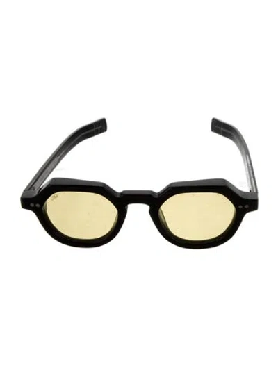 Pre-owned Akila Square Tinted Sunglasses In Black/yellow