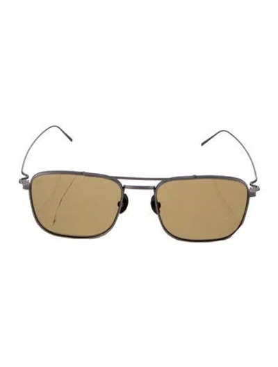 Pre-owned Akila Square Tinted Sunglasses In Silver