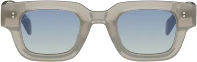 Akila Ssense Exclusive Gray Casia Sunglasses In Milky Grey/blue