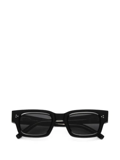 Akila Syndicate Rectangle-frame Sunglasses In Black