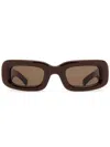 Akila Verve Inflated Sunglasses In 褐色