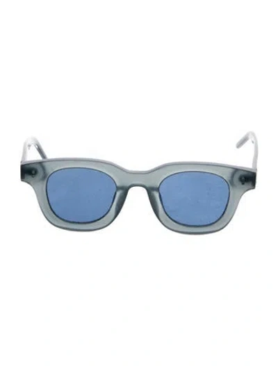 Pre-owned Akila Wayfarer Tinted Sunglasses In Blue