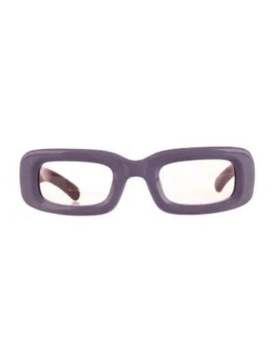Pre-owned Akila Wayfarer Tinted Sunglasses In Purple