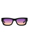 Akila X La Lakers Square Sunglasses In Black