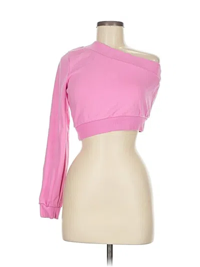 Pre-owned Akira 3/4 Sleeve T-shirt In Pink