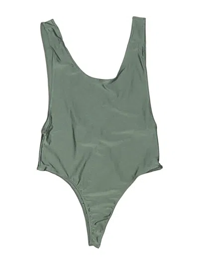 Pre-owned Akira Bodysuit In Green