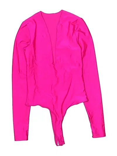 Pre-owned Akira Bodysuit In Pink