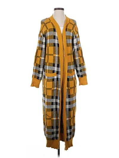 Pre-owned Akira Cardigan Sweater In Yellow