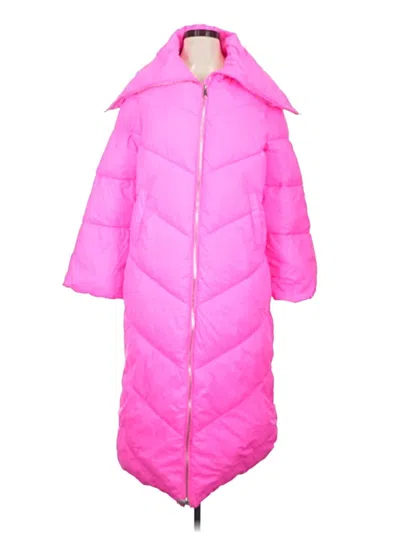 Pre-owned Akira Coat In Pink