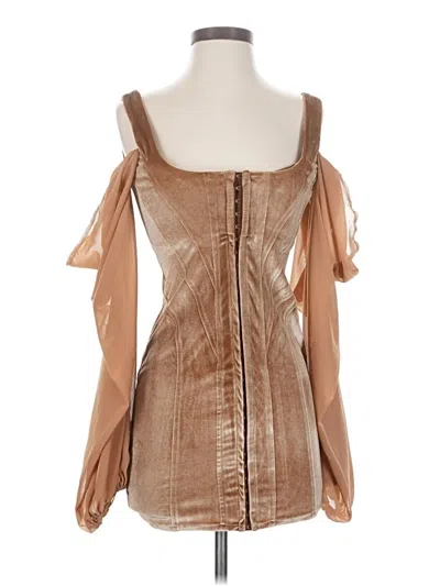 Pre-owned Akira Cocktail Dress In Brown