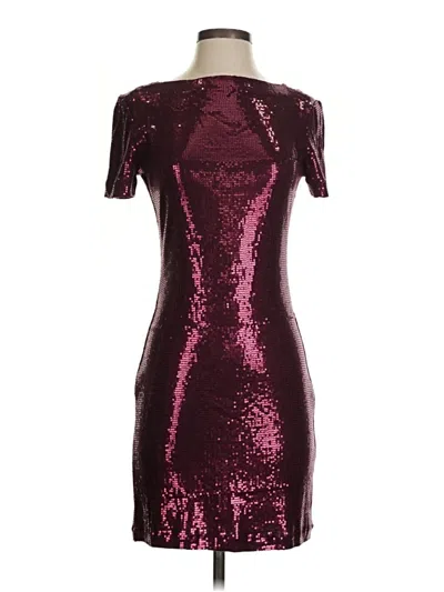 Pre-owned Akira Cocktail Dress In Burgundy