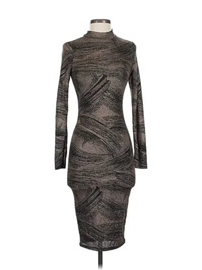 Pre-owned Akira Cocktail Dress In Gray