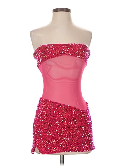 Pre-owned Akira Cocktail Dress In Pink