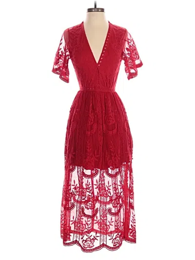 Pre-owned Akira Cocktail Dress In Red