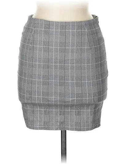 Pre-owned Akira Formal Skirt In Gray