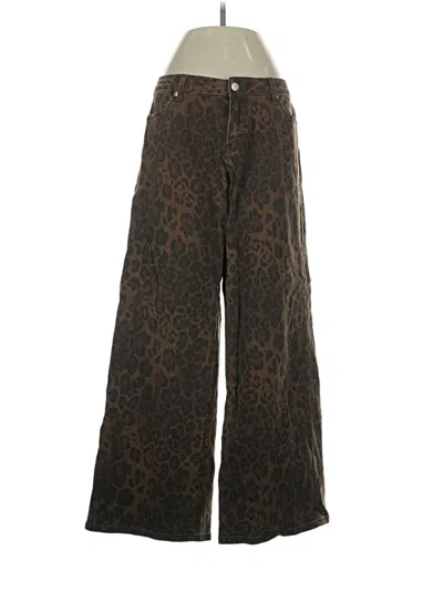 Pre-owned Akira Jeans In Brown